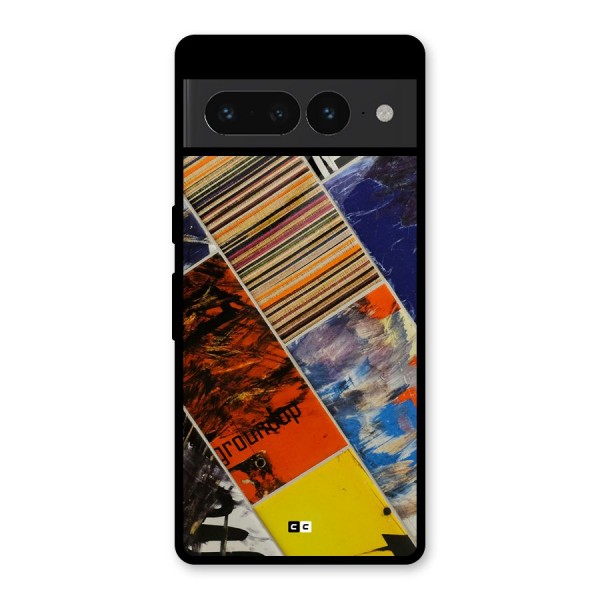 Multiple Textures Glass Back Case for Google Pixel 7 Pro