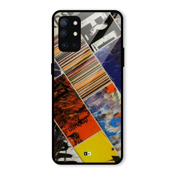 Multiple Textures Glass Back Case for OnePlus 9R