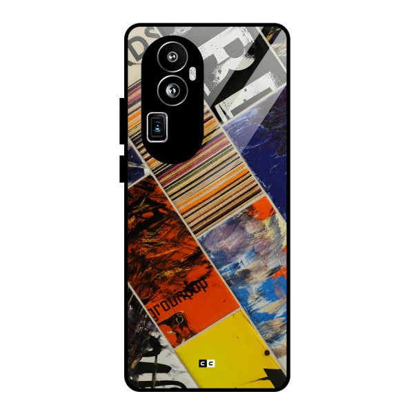 Multiple Textures Glass Back Case for Oppo Reno10 Pro Plus