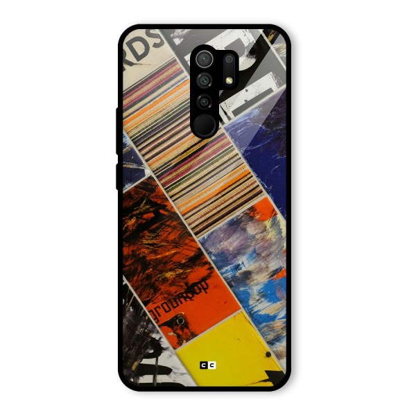 Multiple Textures Glass Back Case for Poco M2