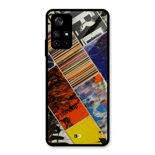 Multiple Textures Glass Back Case for Poco M4 Pro 5G