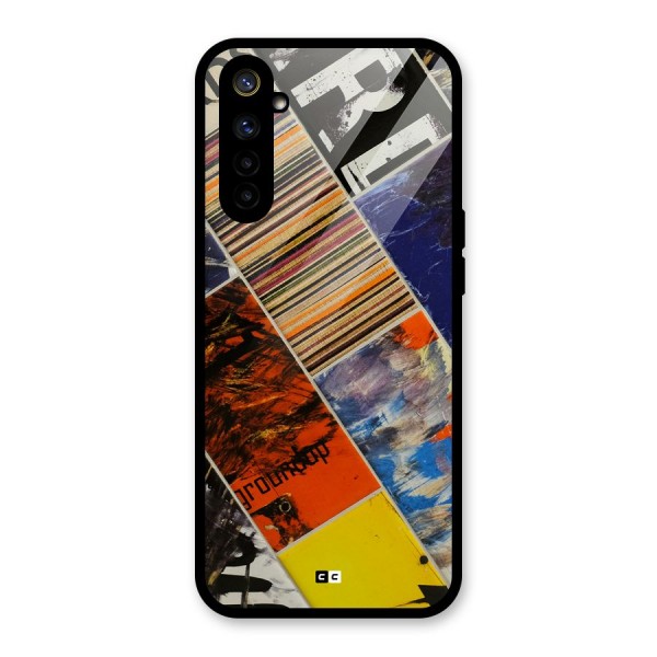 Multiple Textures Glass Back Case for Realme 6