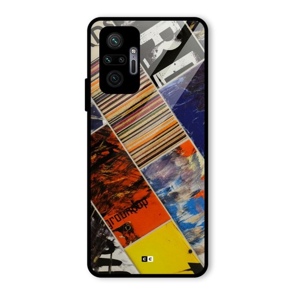 Multiple Textures Glass Back Case for Redmi Note 10 Pro