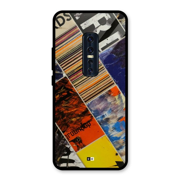 Multiple Textures Glass Back Case for Vivo V17 Pro