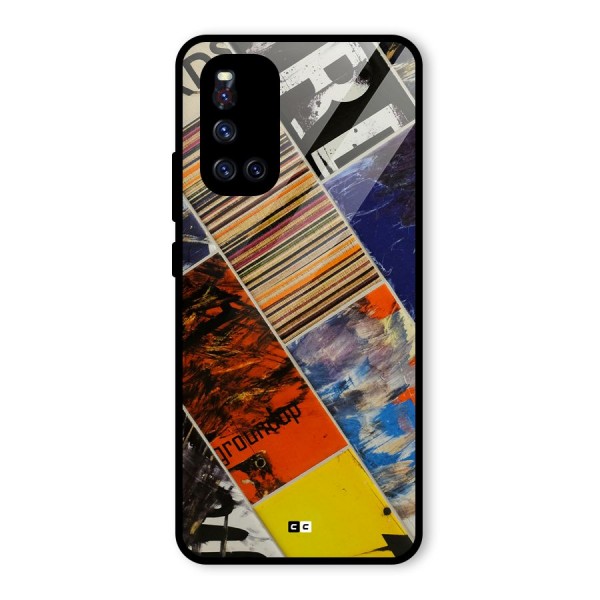 Multiple Textures Glass Back Case for Vivo V19