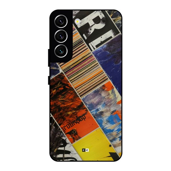 Multiple Textures Metal Back Case for Galaxy S22 5G