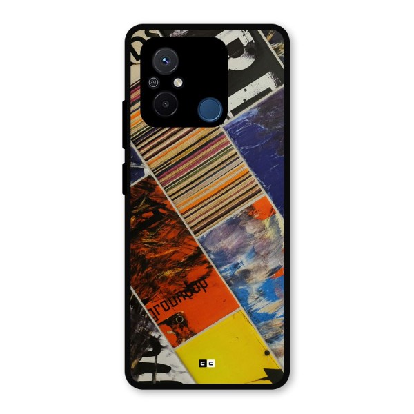 Multiple Textures Metal Back Case for Poco C55