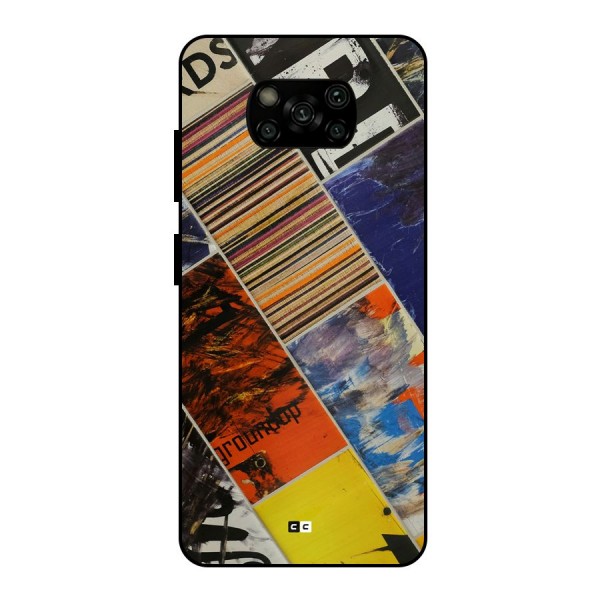 Multiple Textures Metal Back Case for Poco X3