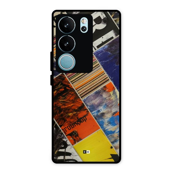 Multiple Textures Metal Back Case for Vivo V29 Pro