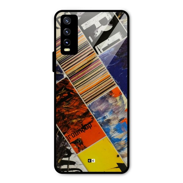 Multiple Textures Metal Back Case for Vivo Y20 2021