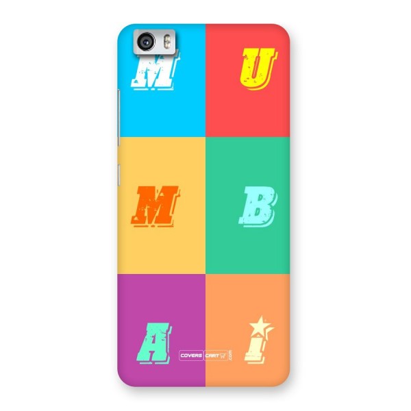 Mumbai Alphabets Back Case for Xiaomi Redmi Mi5