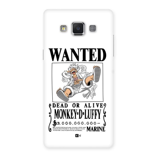 Munkey D Luffy Wanted  Back Case for Galaxy A5