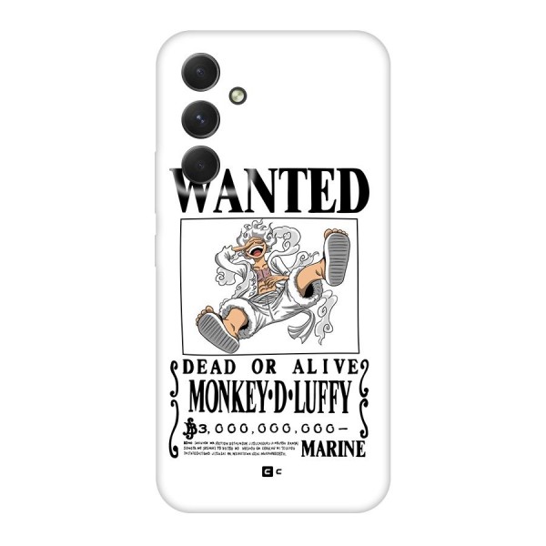 Munkey D Luffy Wanted  Back Case for Galaxy A54