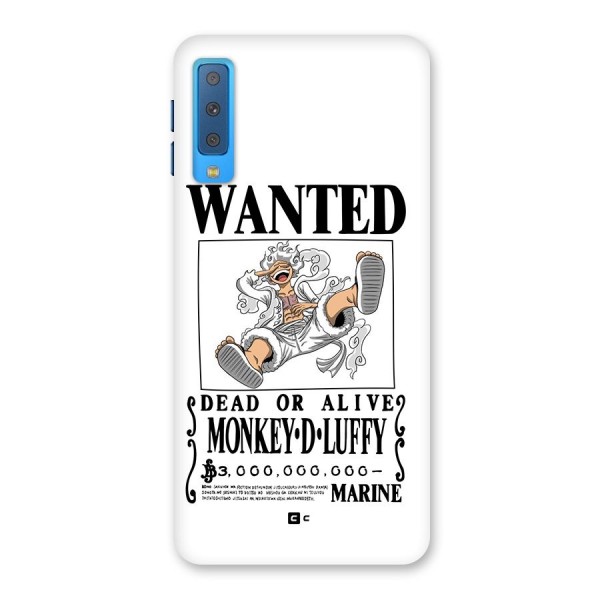 Munkey D Luffy Wanted  Back Case for Galaxy A7 (2018)