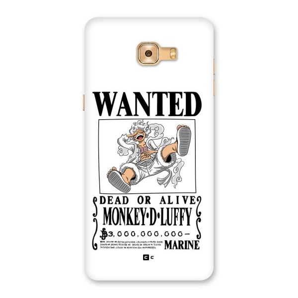 Munkey D Luffy Wanted  Back Case for Galaxy C9 Pro