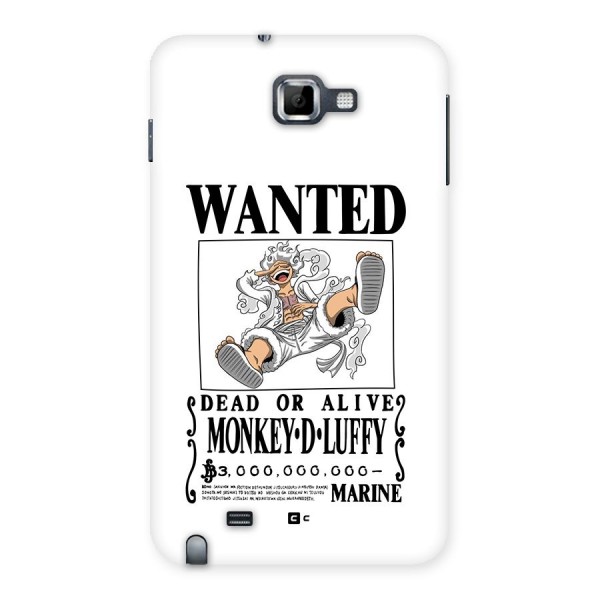 Munkey D Luffy Wanted  Back Case for Galaxy Note