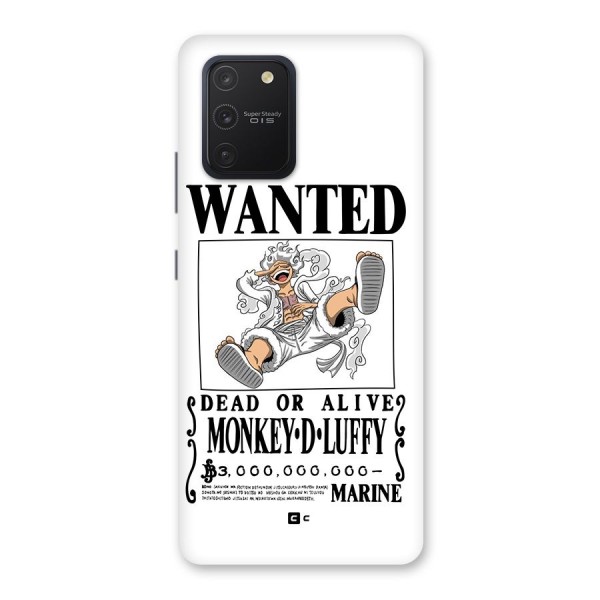 Munkey D Luffy Wanted  Back Case for Galaxy S10 Lite