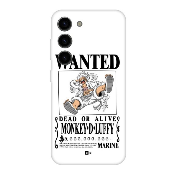 Munkey D Luffy Wanted  Back Case for Galaxy S23