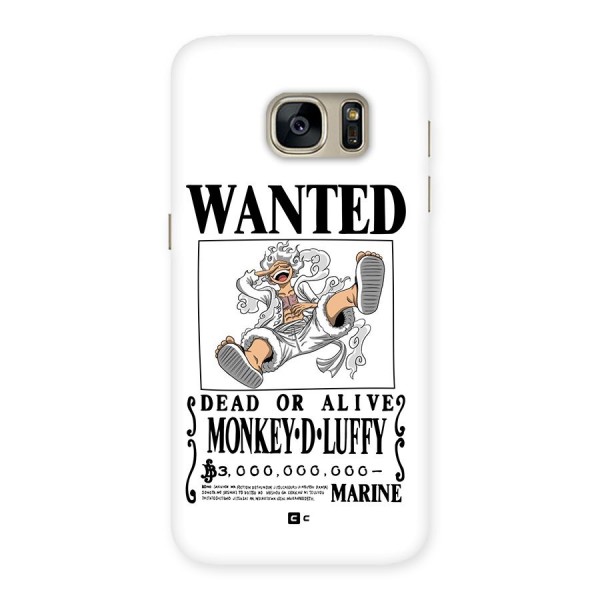 Munkey D Luffy Wanted  Back Case for Galaxy S7