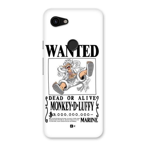 Munkey D Luffy Wanted  Back Case for Google Pixel 3a