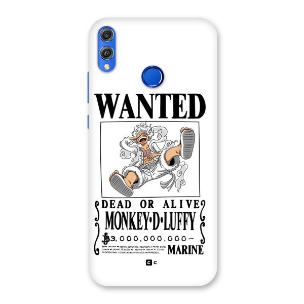 Munkey D Luffy Wanted  Back Case for Honor 8X