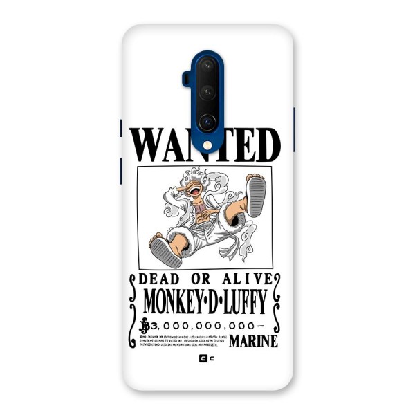 Munkey D Luffy Wanted  Back Case for OnePlus 7T Pro