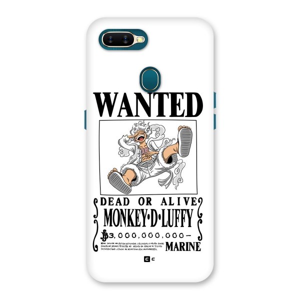 Munkey D Luffy Wanted  Back Case for Oppo A11k