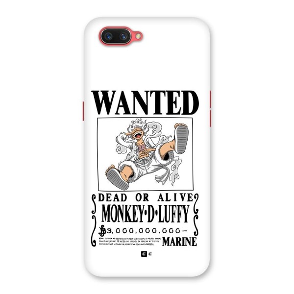 Munkey D Luffy Wanted  Back Case for Oppo A3s