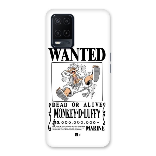 Munkey D Luffy Wanted  Back Case for Oppo A54