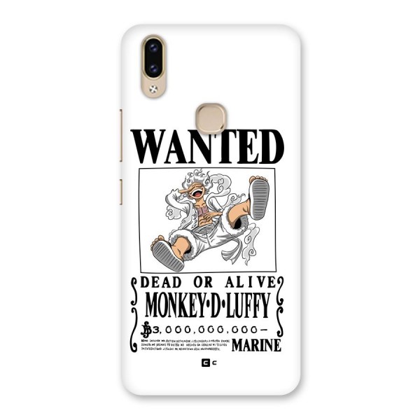 Munkey D Luffy Wanted  Back Case for Vivo V9