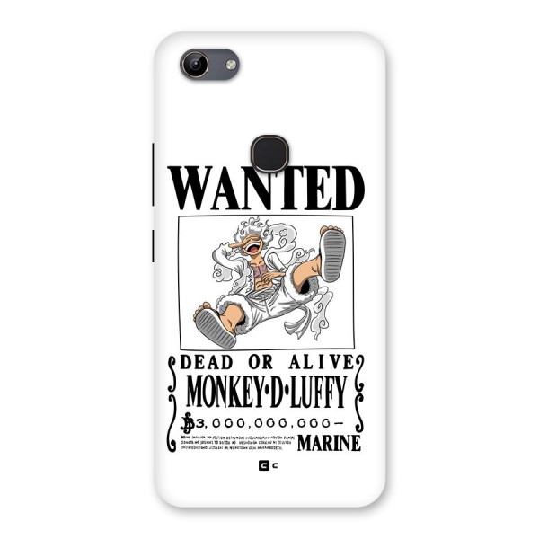 Munkey D Luffy Wanted  Back Case for Vivo Y81