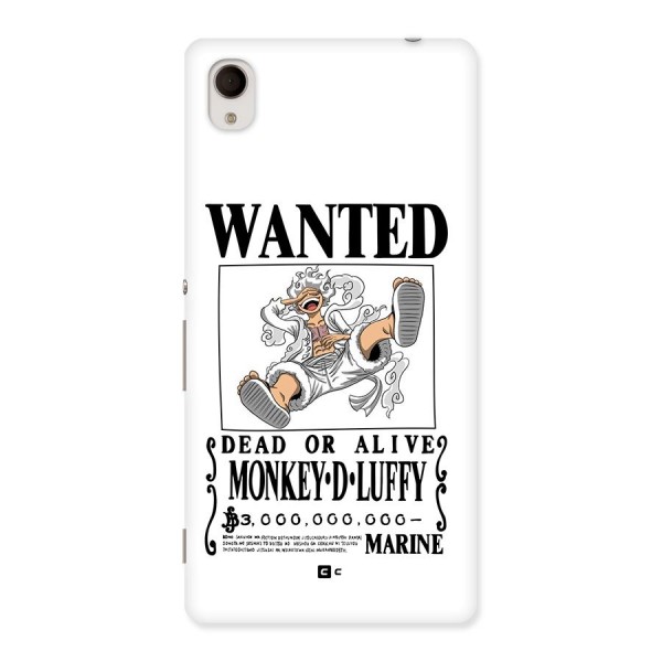 Munkey D Luffy Wanted  Back Case for Xperia M4 Aqua