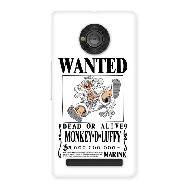 Munkey D Luffy Wanted  Back Case for Yuphoria