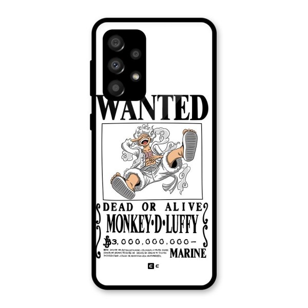Munkey D Luffy Wanted  Glass Back Case for Galaxy A32
