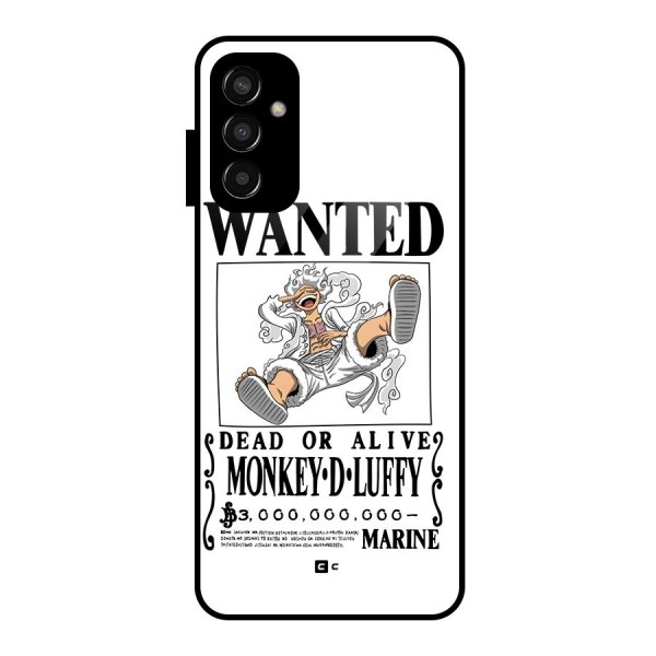 Munkey D Luffy Wanted  Glass Back Case for Galaxy F13