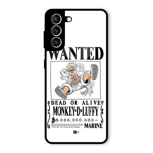 Munkey D Luffy Wanted  Glass Back Case for Galaxy S21 5G