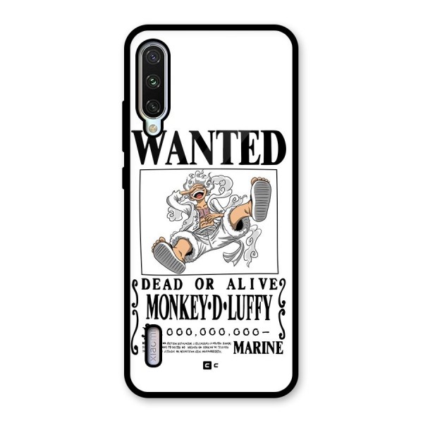 Munkey D Luffy Wanted  Glass Back Case for Mi A3