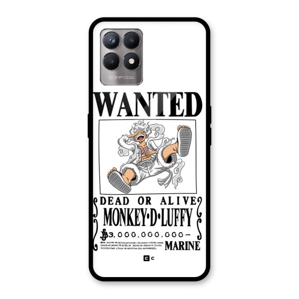 Munkey D Luffy Wanted  Glass Back Case for Realme 8i