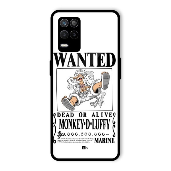 Munkey D Luffy Wanted  Glass Back Case for Realme 8s 5G