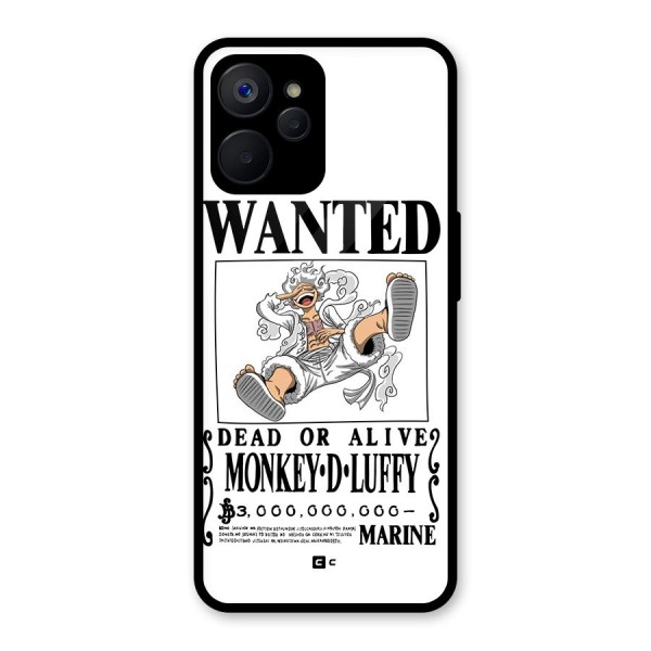 Munkey D Luffy Wanted  Glass Back Case for Realme 9i 5G