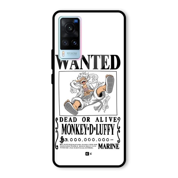 Munkey D Luffy Wanted  Glass Back Case for Vivo X60