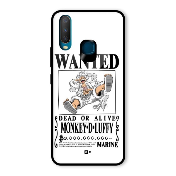 Munkey D Luffy Wanted  Glass Back Case for Vivo Y12