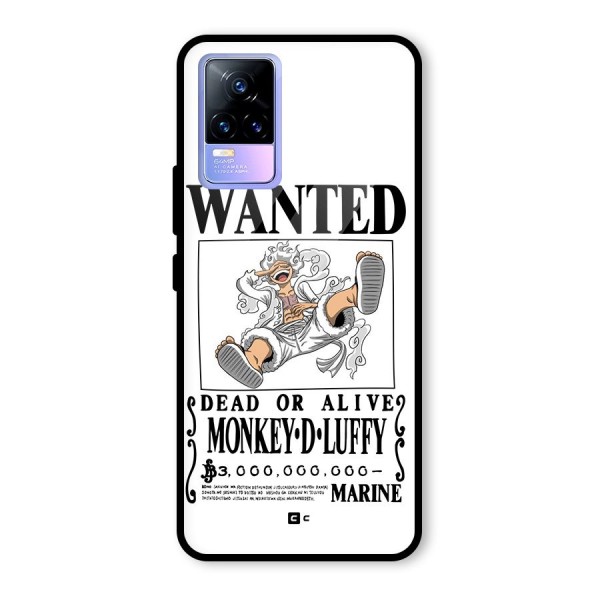 Munkey D Luffy Wanted  Glass Back Case for Vivo Y73