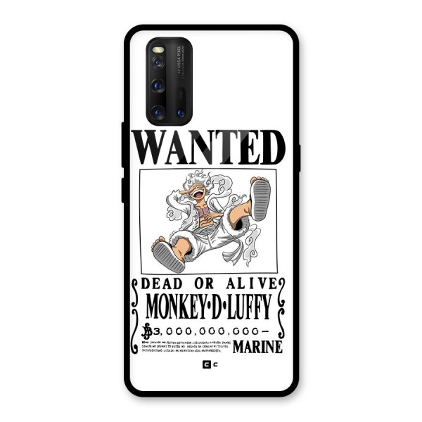 Munkey D Luffy Wanted  Glass Back Case for Vivo iQOO 3