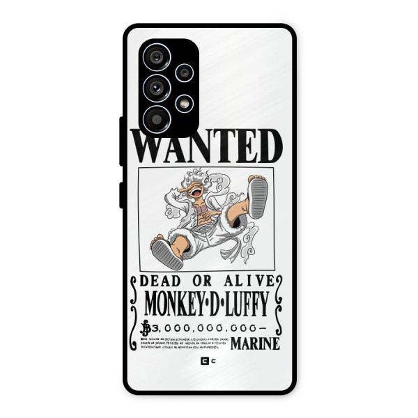 Munkey D Luffy Wanted  Metal Back Case for Galaxy A53 5G