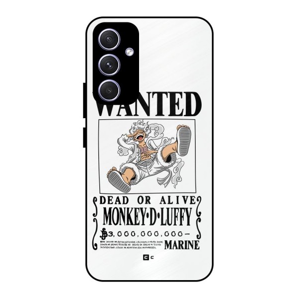 Munkey D Luffy Wanted  Metal Back Case for Galaxy A54