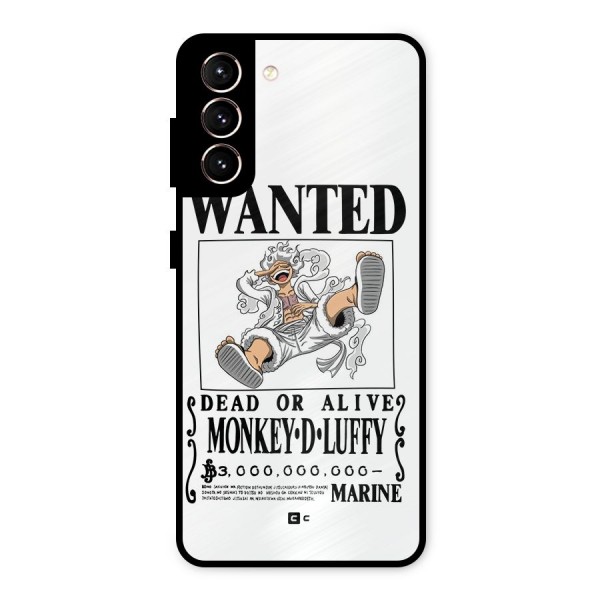 Munkey D Luffy Wanted  Metal Back Case for Galaxy S21 5G