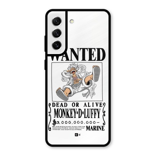 Munkey D Luffy Wanted  Metal Back Case for Galaxy S21 FE 5G