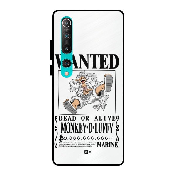 Munkey D Luffy Wanted  Metal Back Case for Mi 10