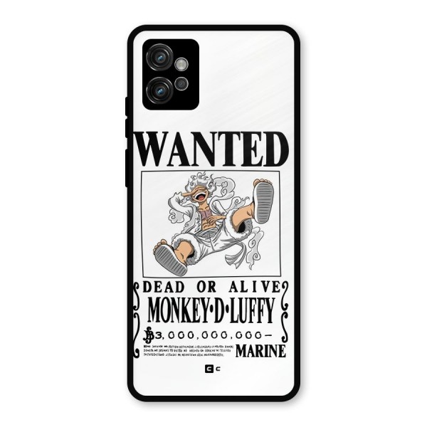 Munkey D Luffy Wanted  Metal Back Case for Moto G32